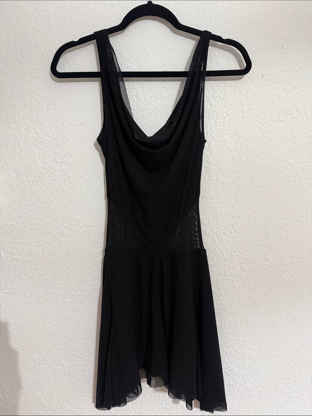 Urban Outfitters Black Cowl Neck Mini Dress